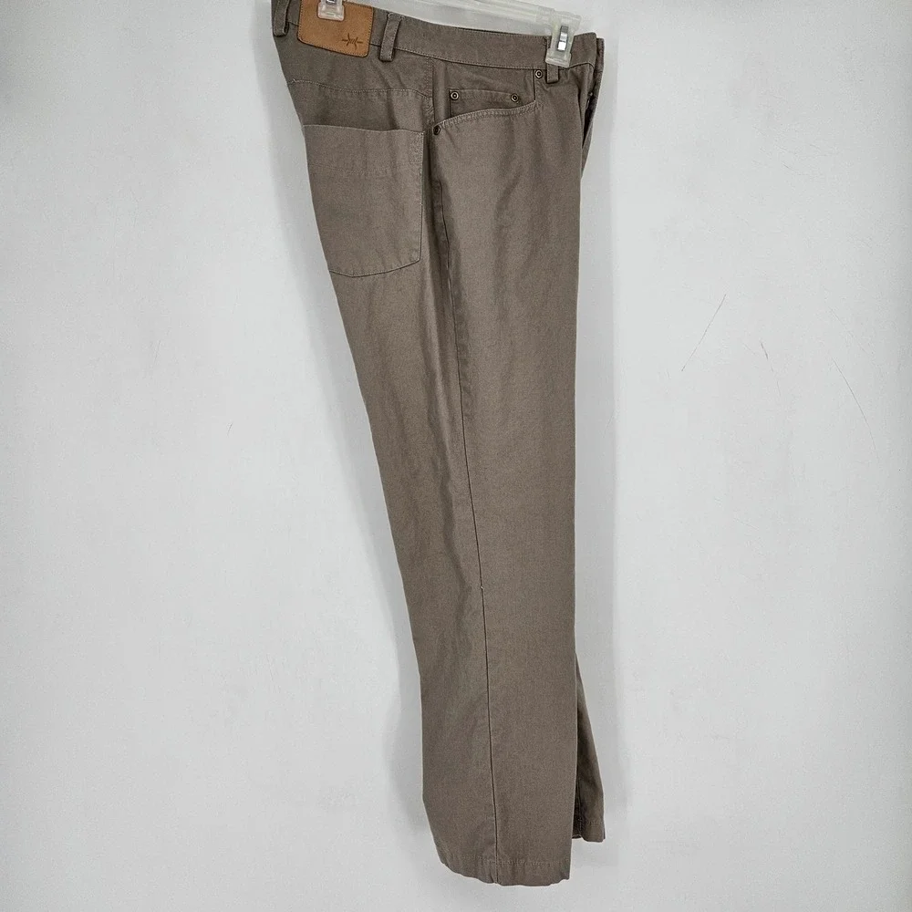Texas Standard Pants Mens 30x30 Stone Gray Chino Casual Western Pockets